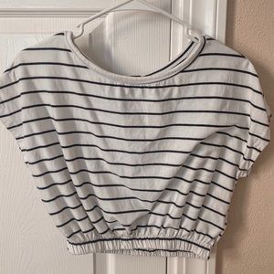 Striped Crop Top